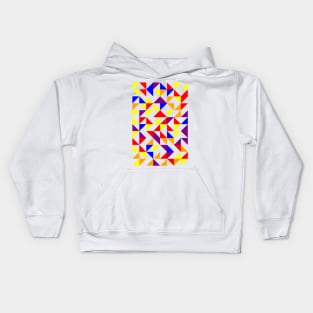 Amazing Geometric Colourful Triangle Pattern #6 Kids Hoodie